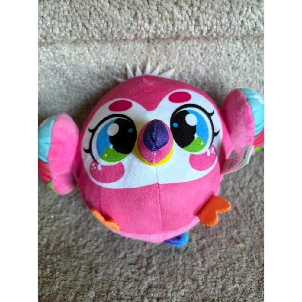 Toynami Pink Fantasy Creature Plush – Multicolor Eyes & Heart Accents – 8” Soft